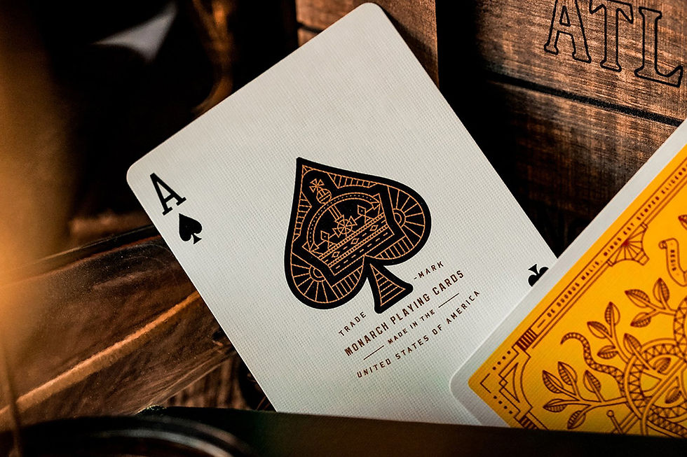 Thumbnail: Yellow Monarch Playing Cards