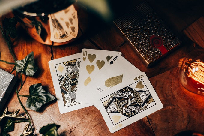 Thumbnail: NOC Gold Foil Playing Cards