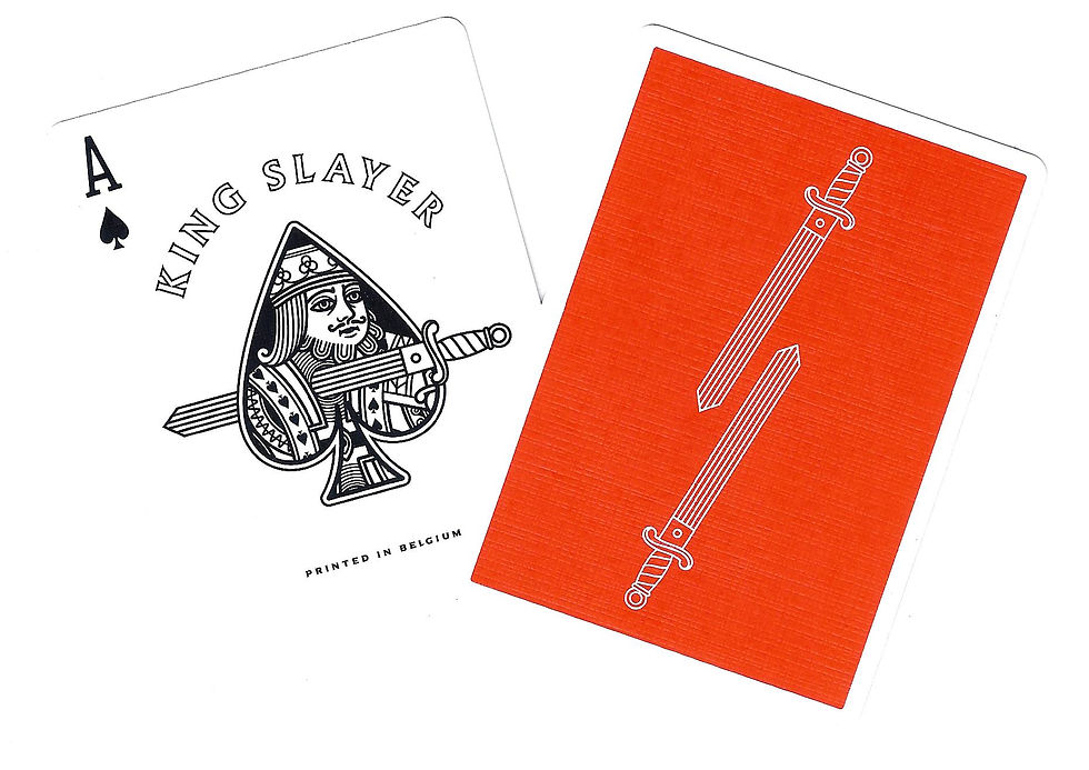 Red King Slayer Playing Cards