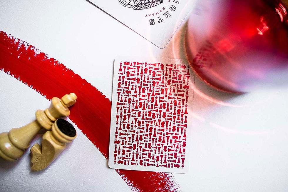 Thumbnail: Red Knights Playing Cards