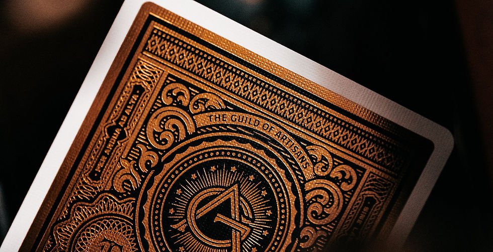 Thumbnail: Artisan Gold Playing Cards