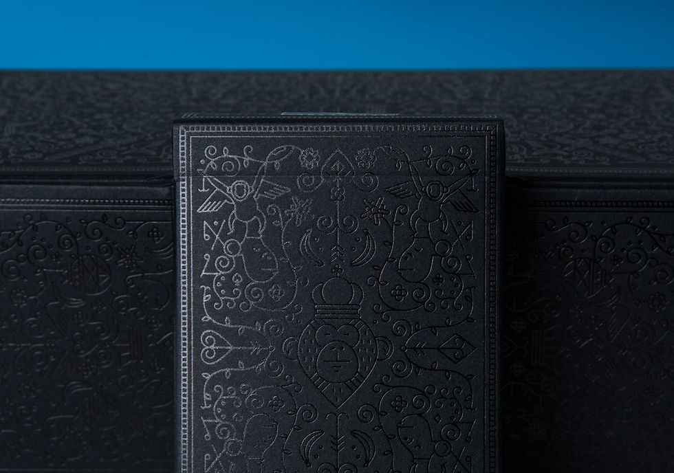Thumbnail: Black MailChimp Playing Cards
