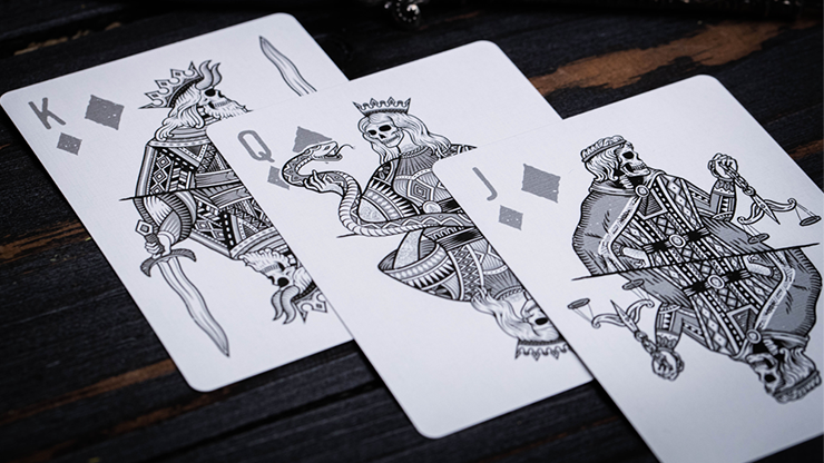 Thumbnail: 666 (Silver Foil) Playing Cards