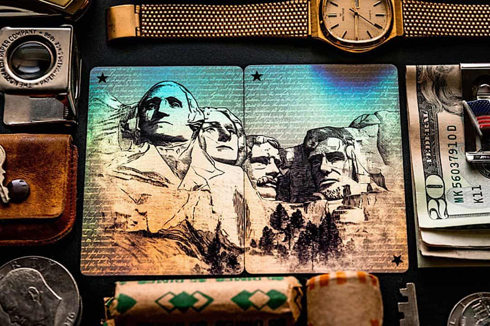 Thumbnail: KWP US Legal Tender Holographic Playing Cards