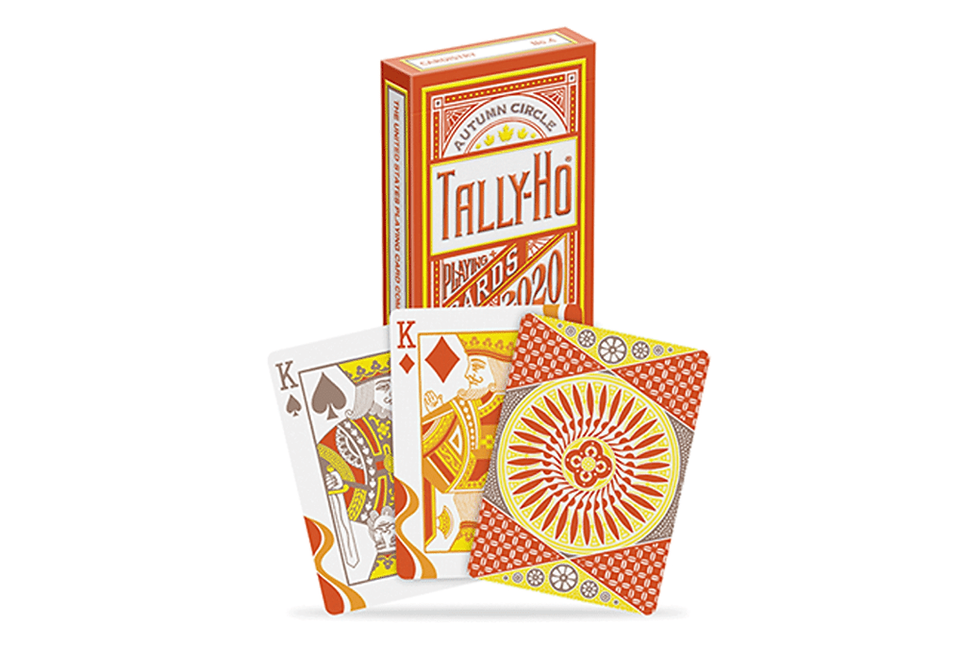 Thumbnail: Tally-Ho Autumn Circle Back Playing Cards