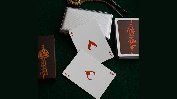 Thumbnail: Ace Fulton's 10 Year Anniversary Tobacco Brown Playing Cards