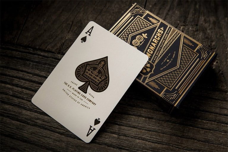 Thumbnail: Blue Monarch Playing Cards