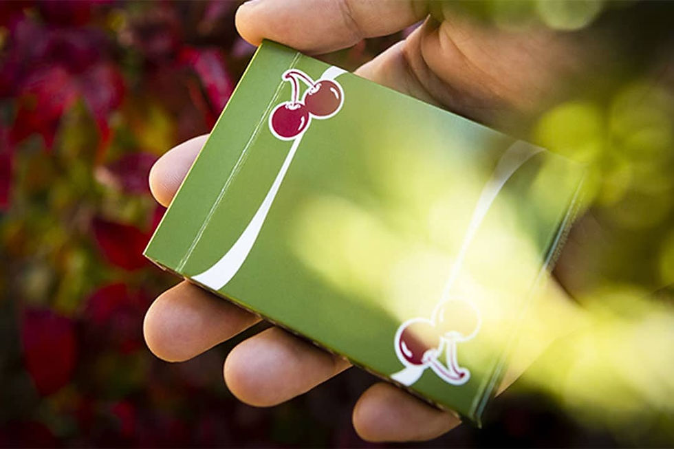 Thumbnail: Cherry Casino Fremonts (Sahara Green) Playing Cards