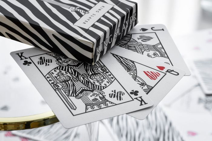 Thumbnail: Zebra King Slayer Playing Cards