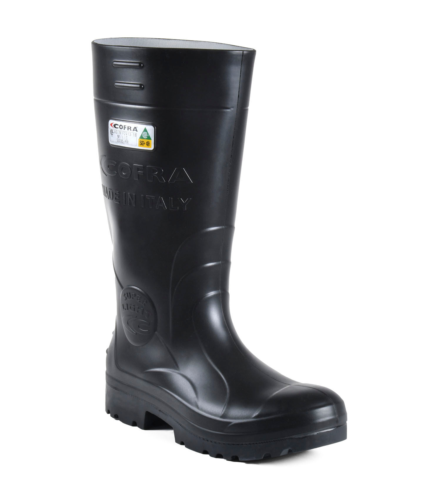 Bottes imperméables de travail 16’’ en PU | SD+ New Tanker SD+ Noir Cofra