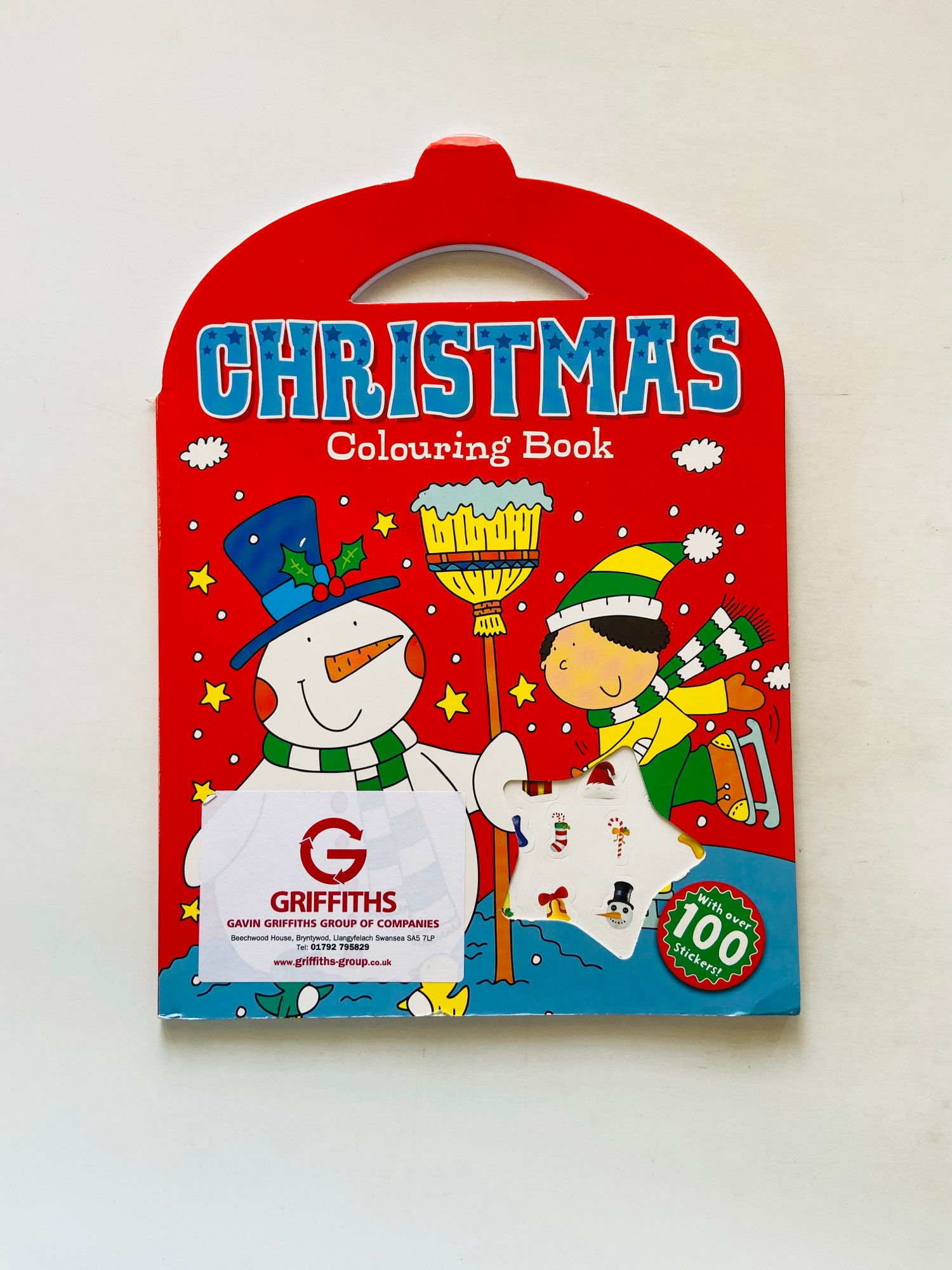 Christmas colouring book