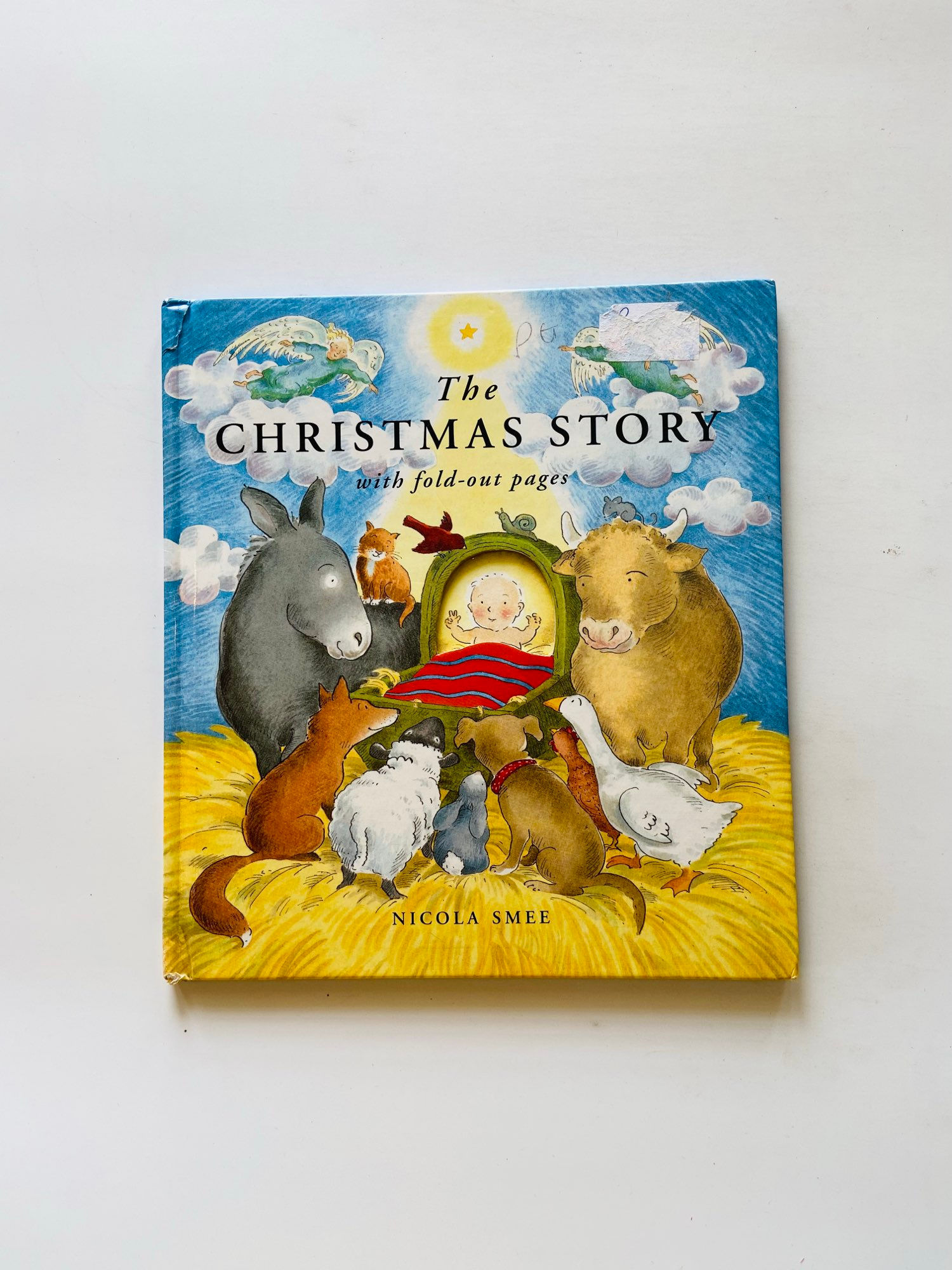 The christmas story with fold - out pages