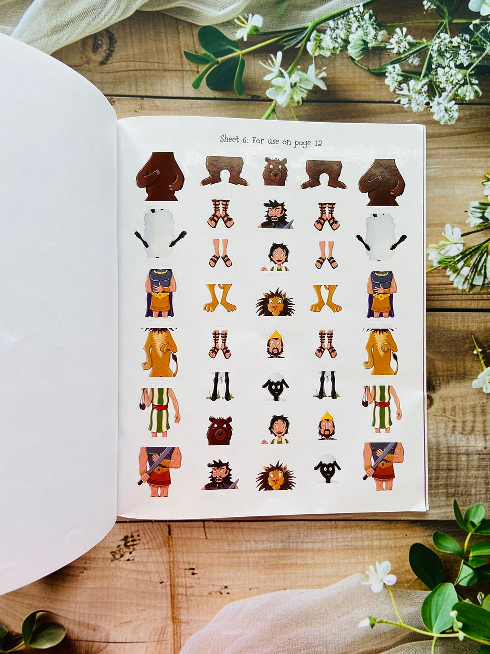 Thumbnail: Ready to Read - David and Goliath - Sticker Activity Book