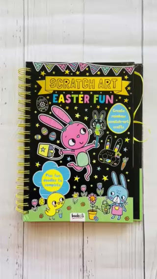 Thumbnail: Scartch art easter fun