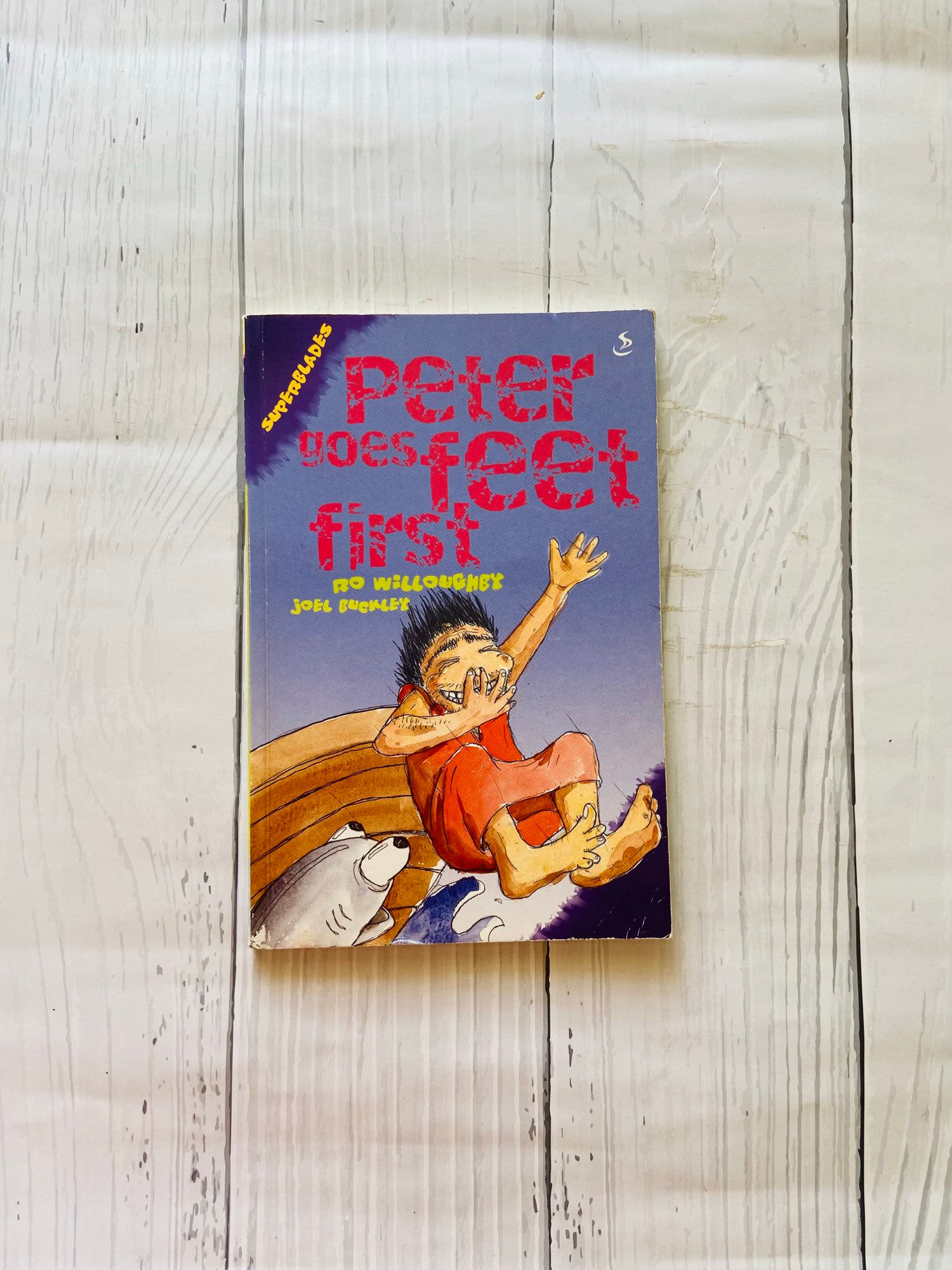 Peter goes feet first