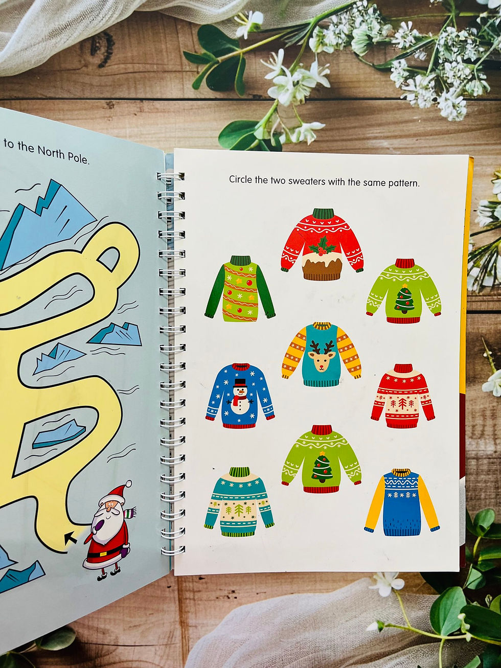 Thumbnail: Christmas - Wipe Clean Activity Book