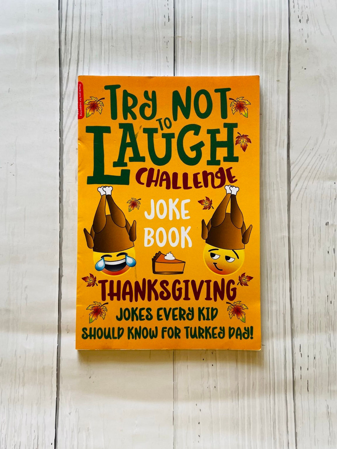 Try not to laugh challenge joke book