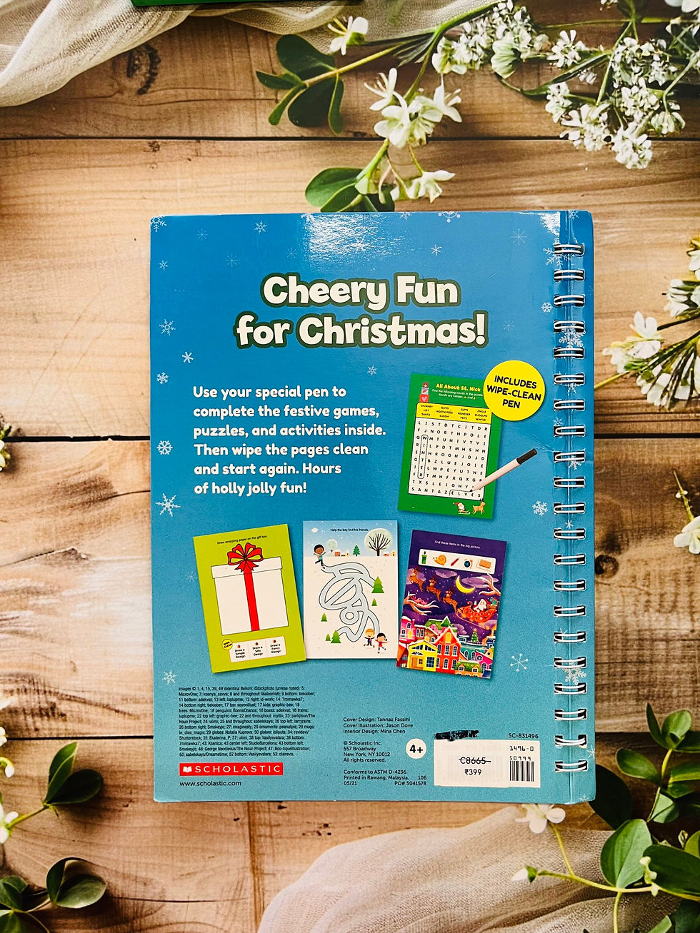 Thumbnail: Christmas - Wipe Clean Activity Book