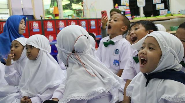 Semangat Ceria Murid TKIA 13 Rawamangun