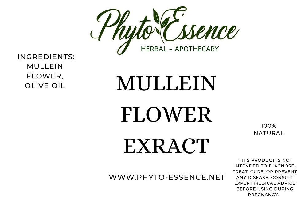 Mullein Flower Extraction