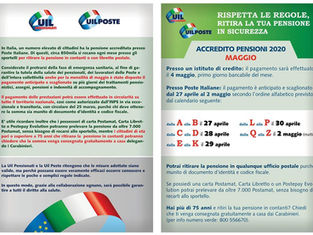 Rispetta le regole, ritira la tua pensione in sicurezza