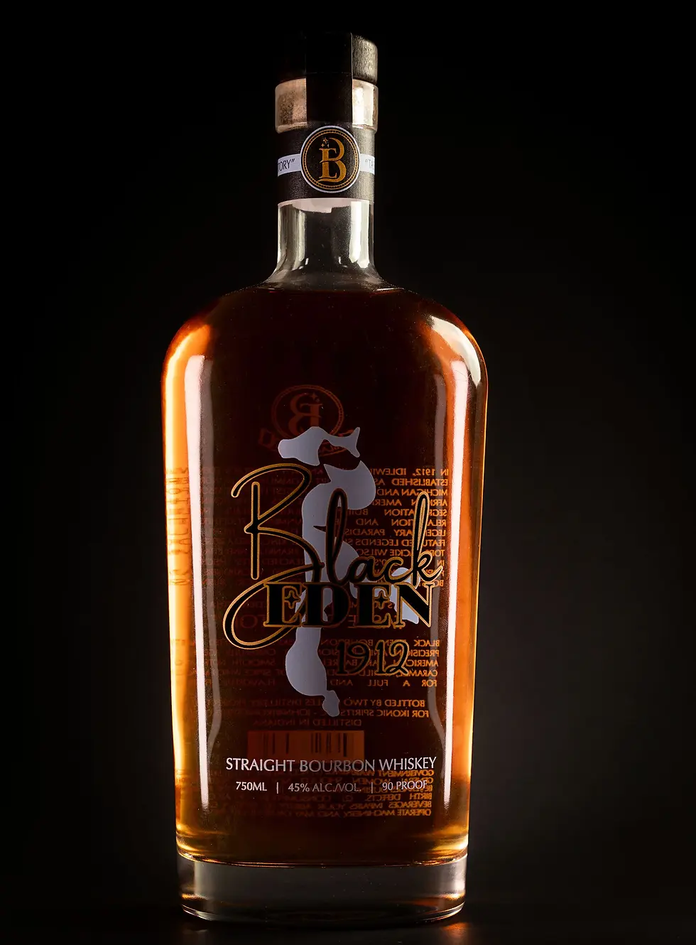 Ikonic Spirits Michigan Black Eden 1912 Bourbon Whiskey
