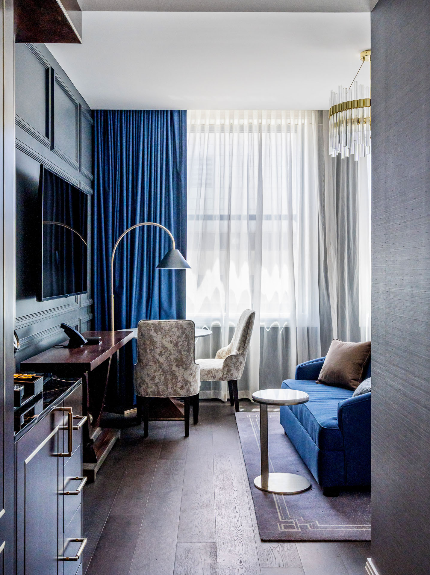 Custom guest room furniture at The LaSalle Chicago