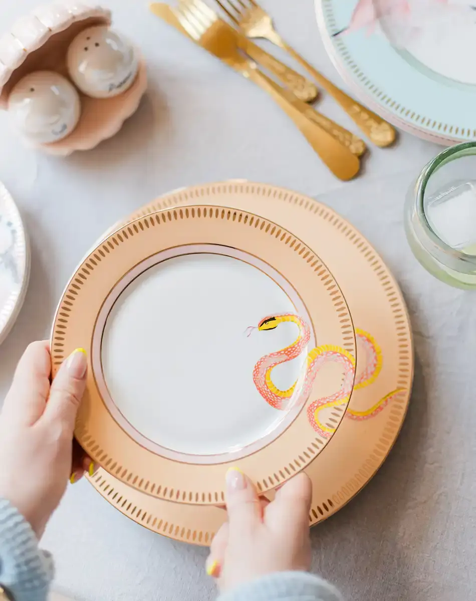 Thumbnail: Animal Side Plates 20 cm. Set of 4, from Yvonne Ellen