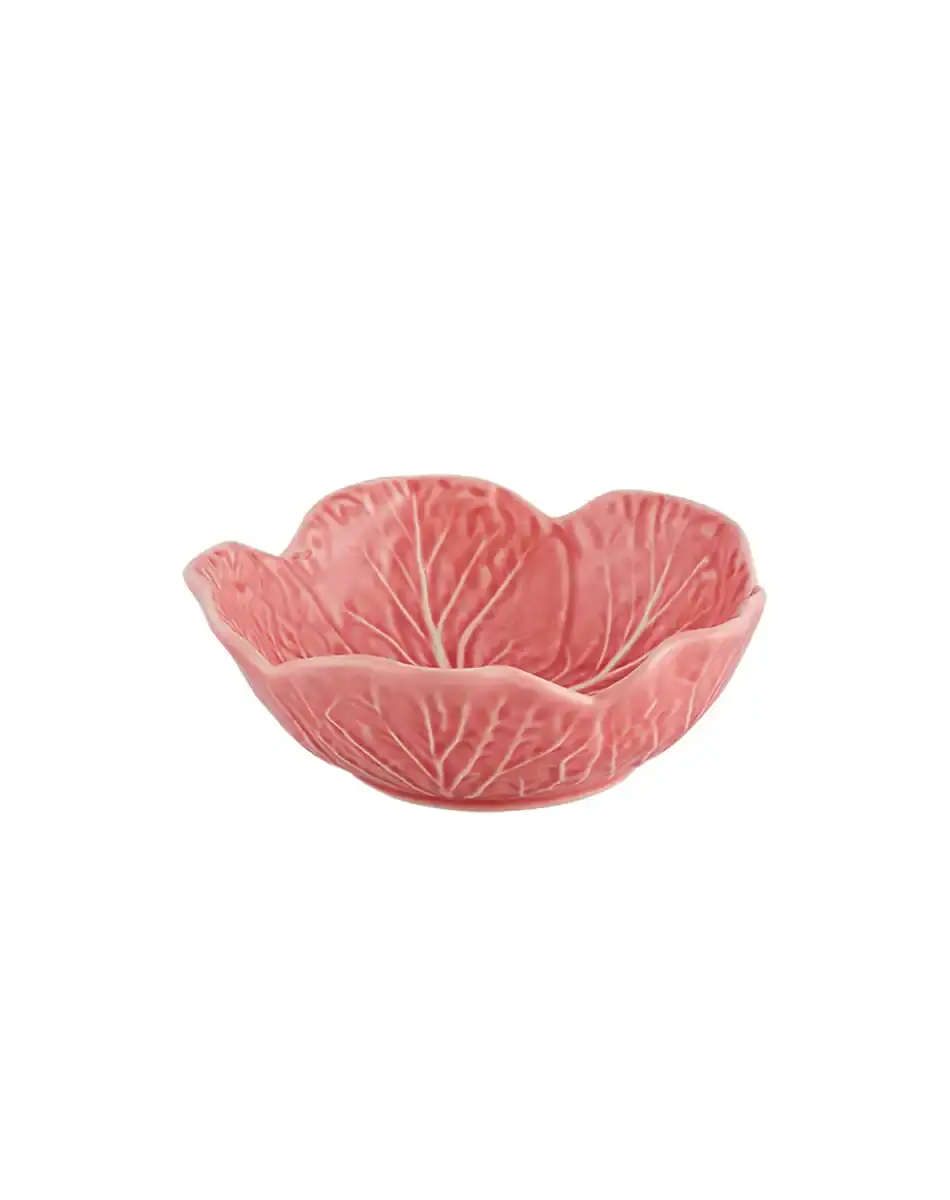 cabbage bowl pink 17 cm bordallo pinheiro