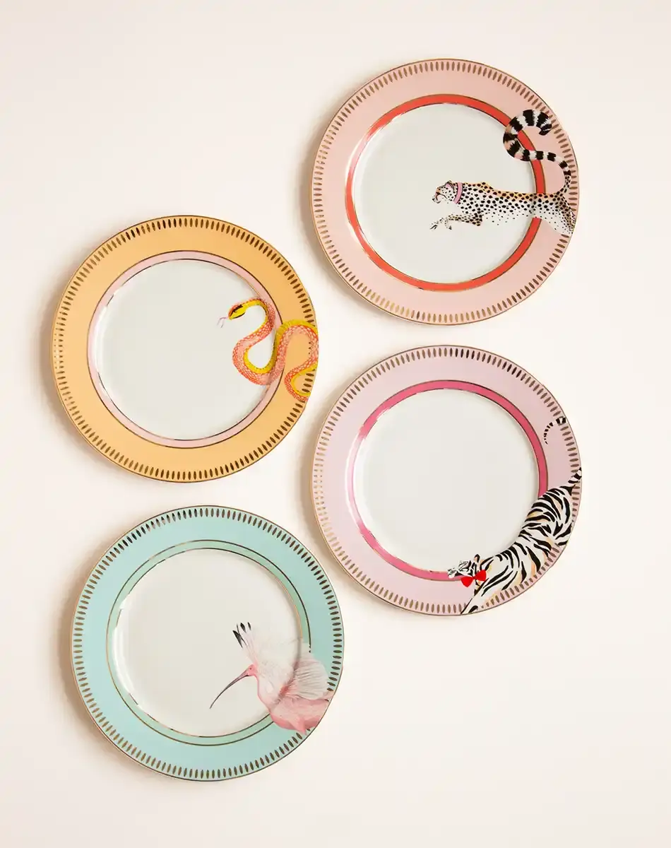 animal side plates yvonne ellen