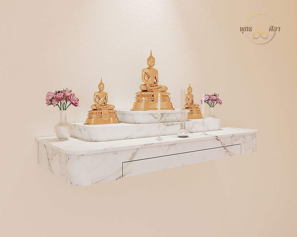 ภาพขนาดย่อ: หิ้งพระ  Size L หินอ่อน Classic Marble