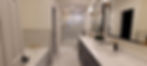 Modern bathroom with company remodeling features.