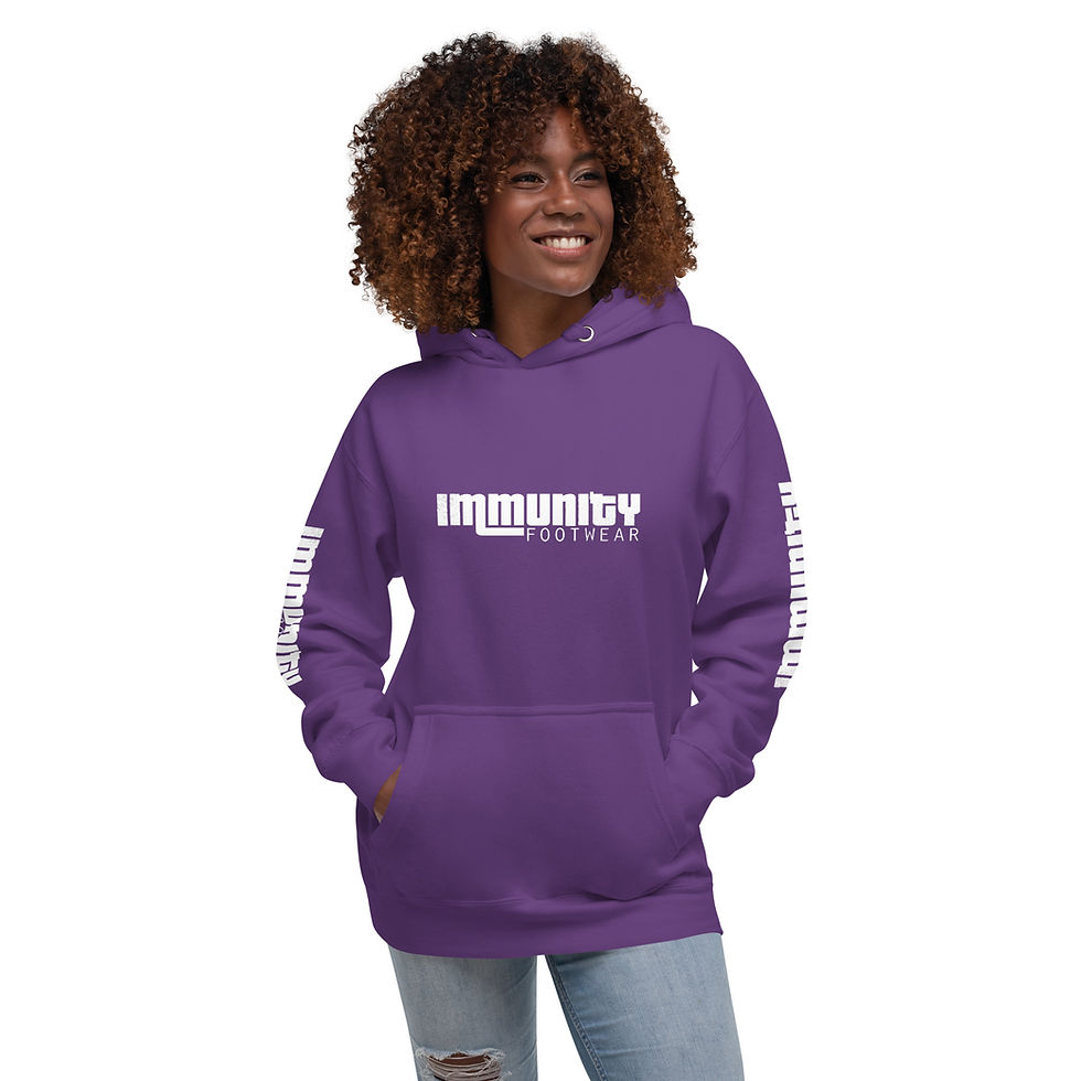 Thumbnail: Unisex Hoodie by Immunity Footwear