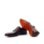 Double Monnk Punch Cap - Light Burnishing-Painted Calf Burgundy-Polished Calf Black-Ang9