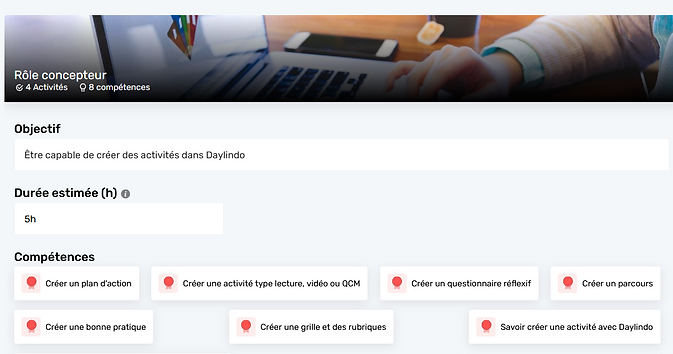exemple utilisation de l'application DAYLINDO
