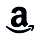 Amazon logo square bw