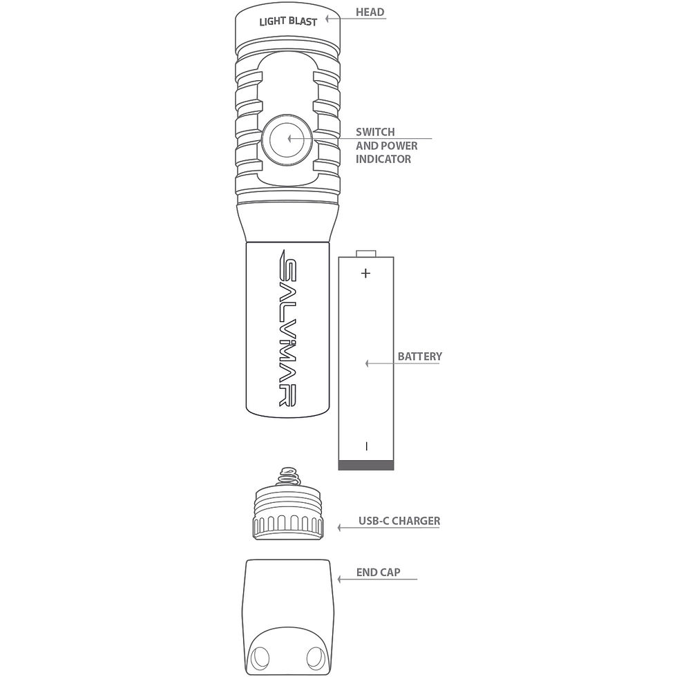 Miniatura: TORCIA SALVIMAR LIGHT BLAST