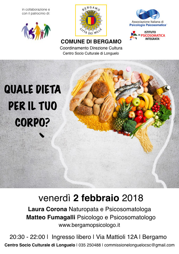 Quale dieta per il tuo corpo | 2 febbraio 2018