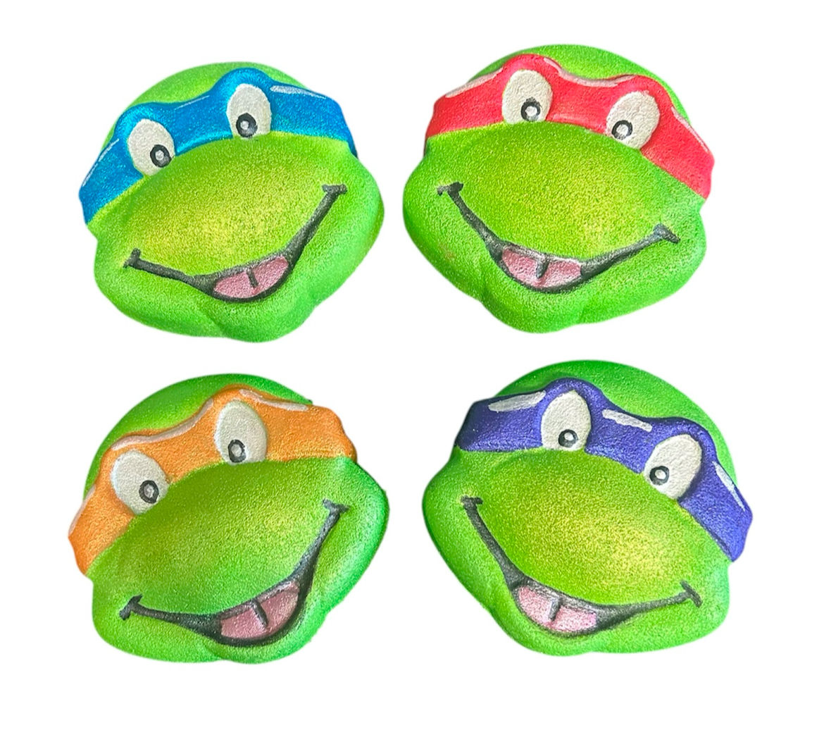 Turtles bath bomb x5