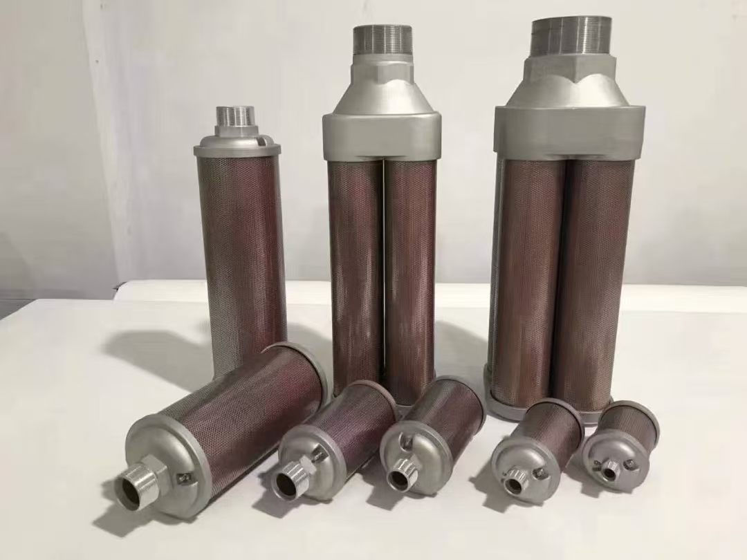 Air Compressor Intake Muffler & Filter Element / Air Intake Silencer
