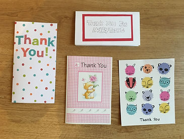 thank you cards