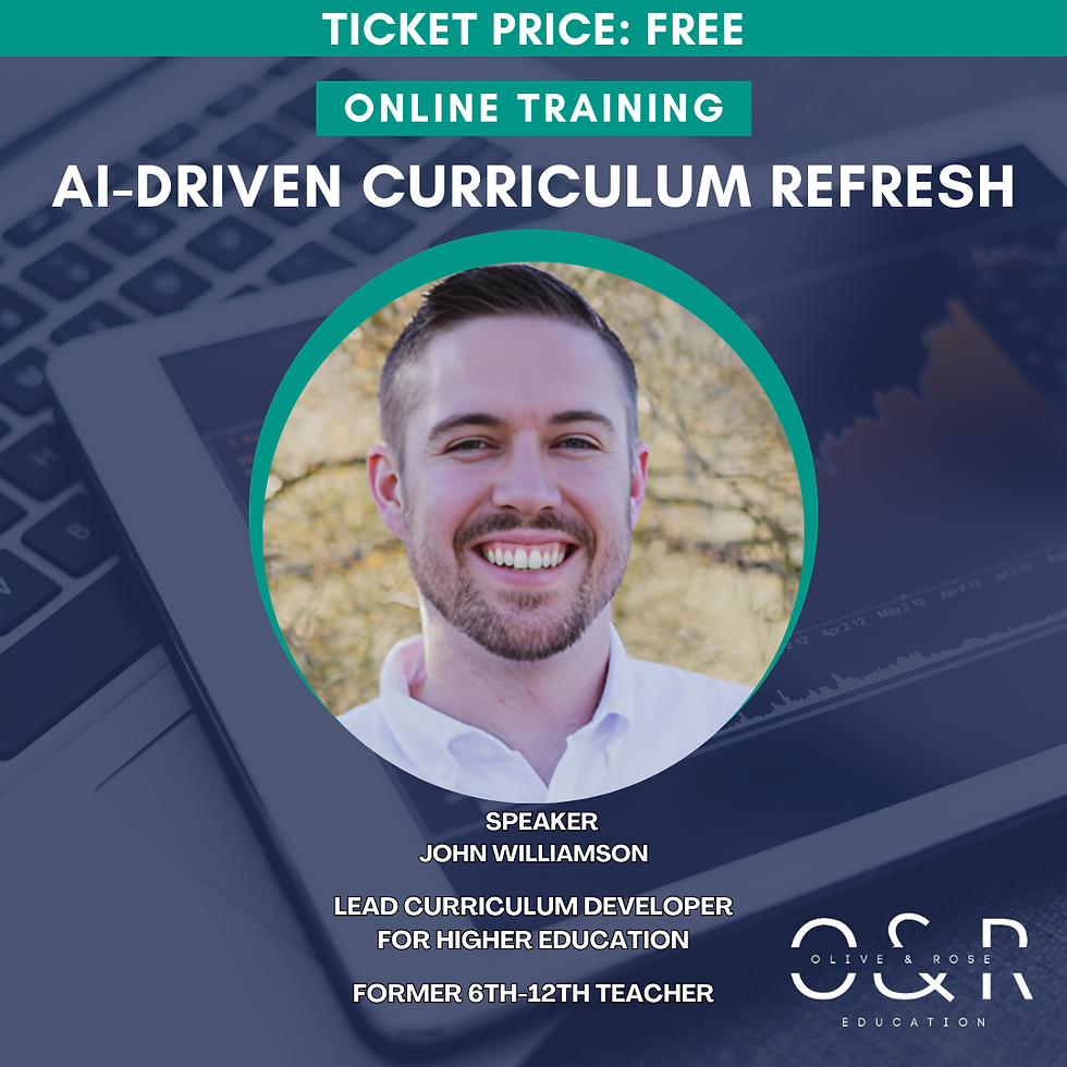 AI-Driven Curriculum Refresh