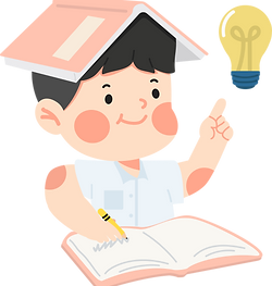勉強する男の子