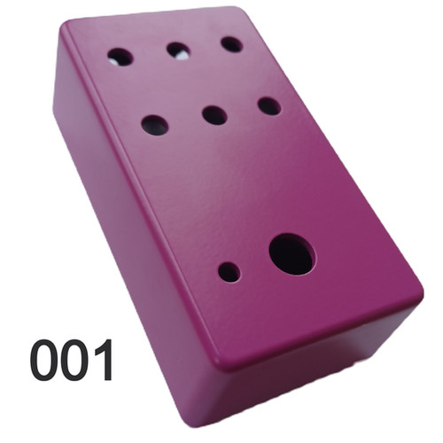 Painted and Drilled Enclosures DIY Guitar Effects Pedal Kits