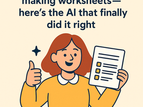 I Stopped Spending Hours Making Worksheets. Here’s the AI That Finally Did It Right