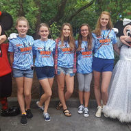 Dancers with Mickey and Minnie