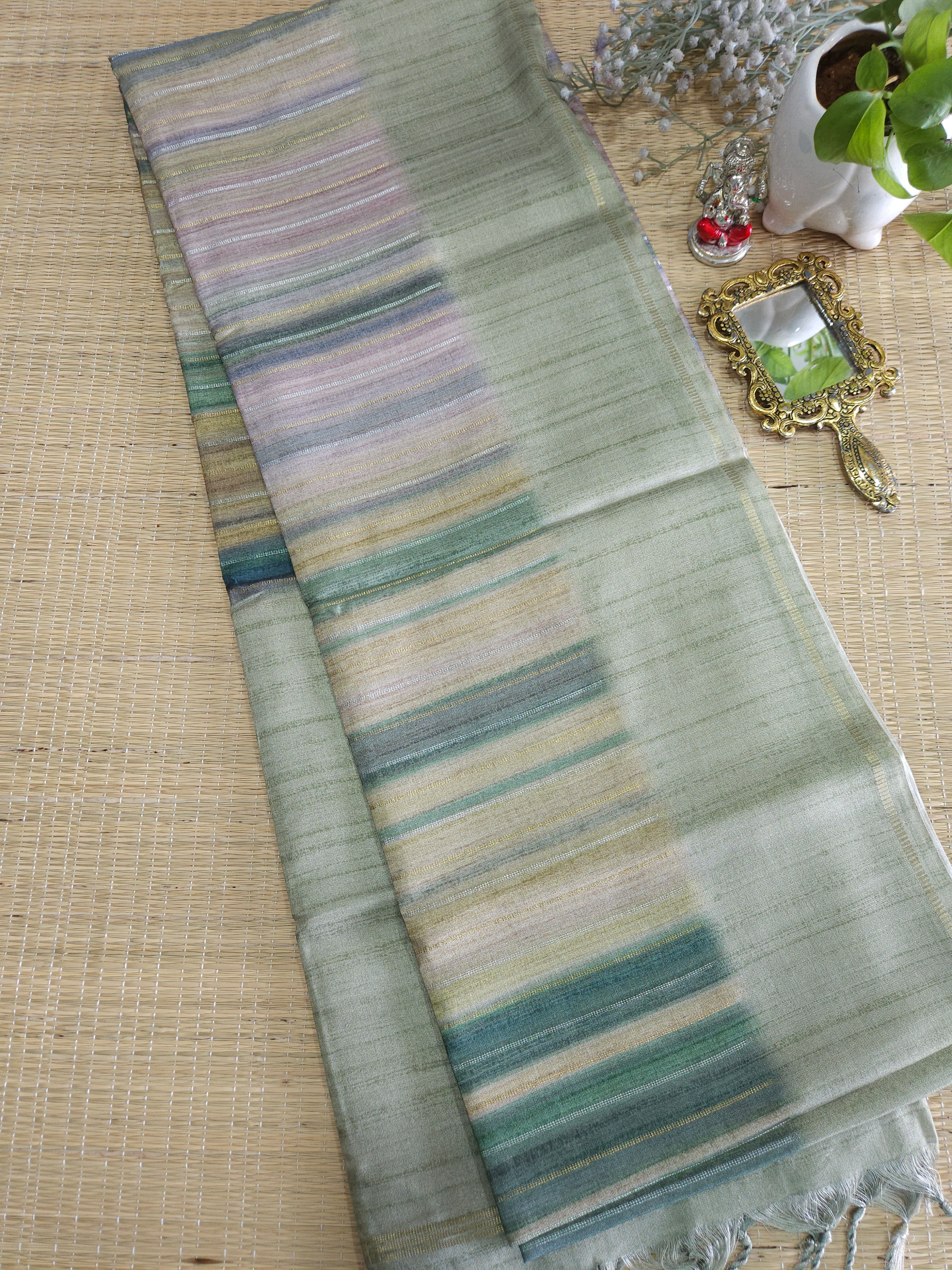 Premium Tussar saree 🌼