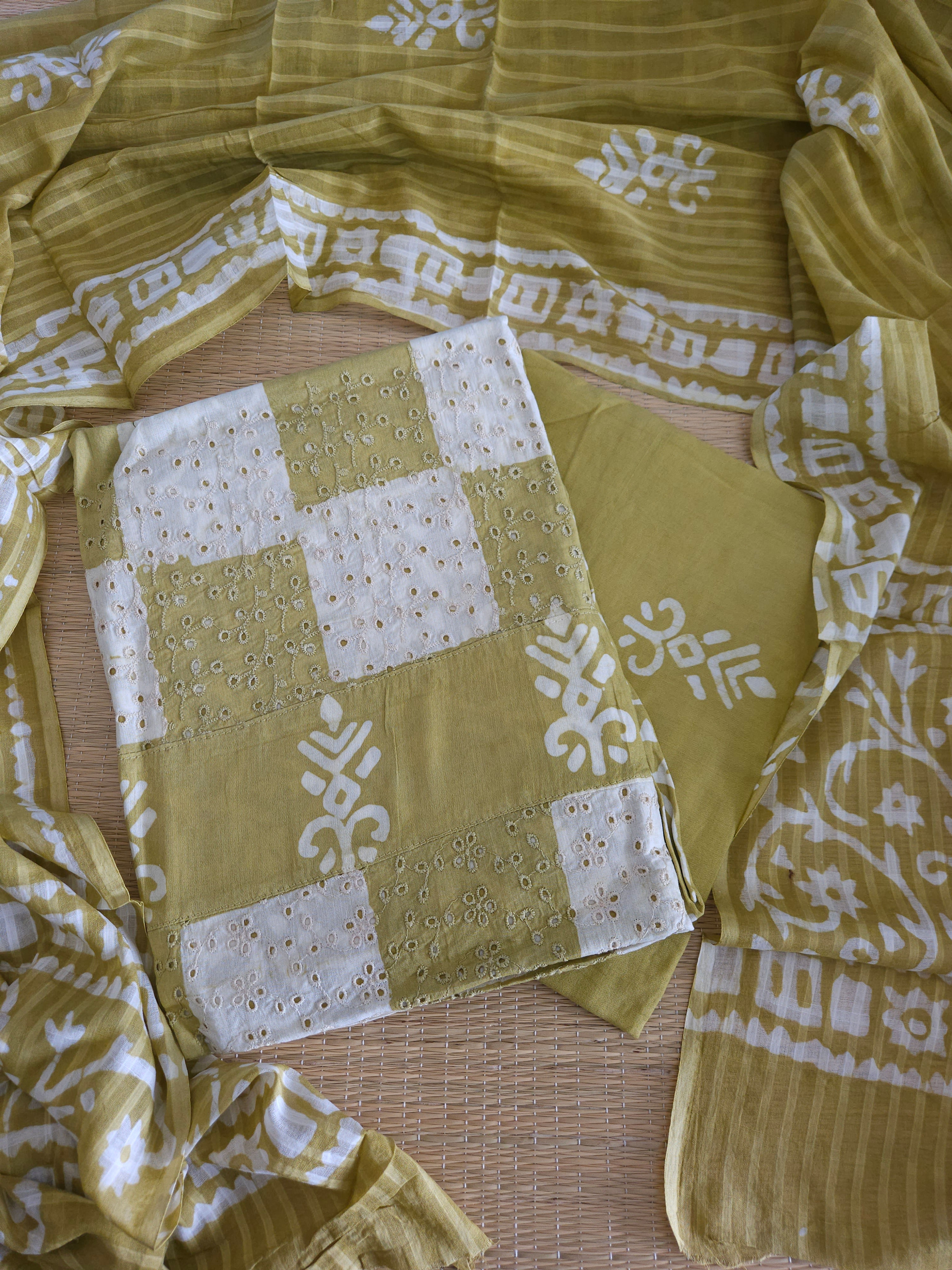 Mul cotton Hakoba Unstitched Salwar suits