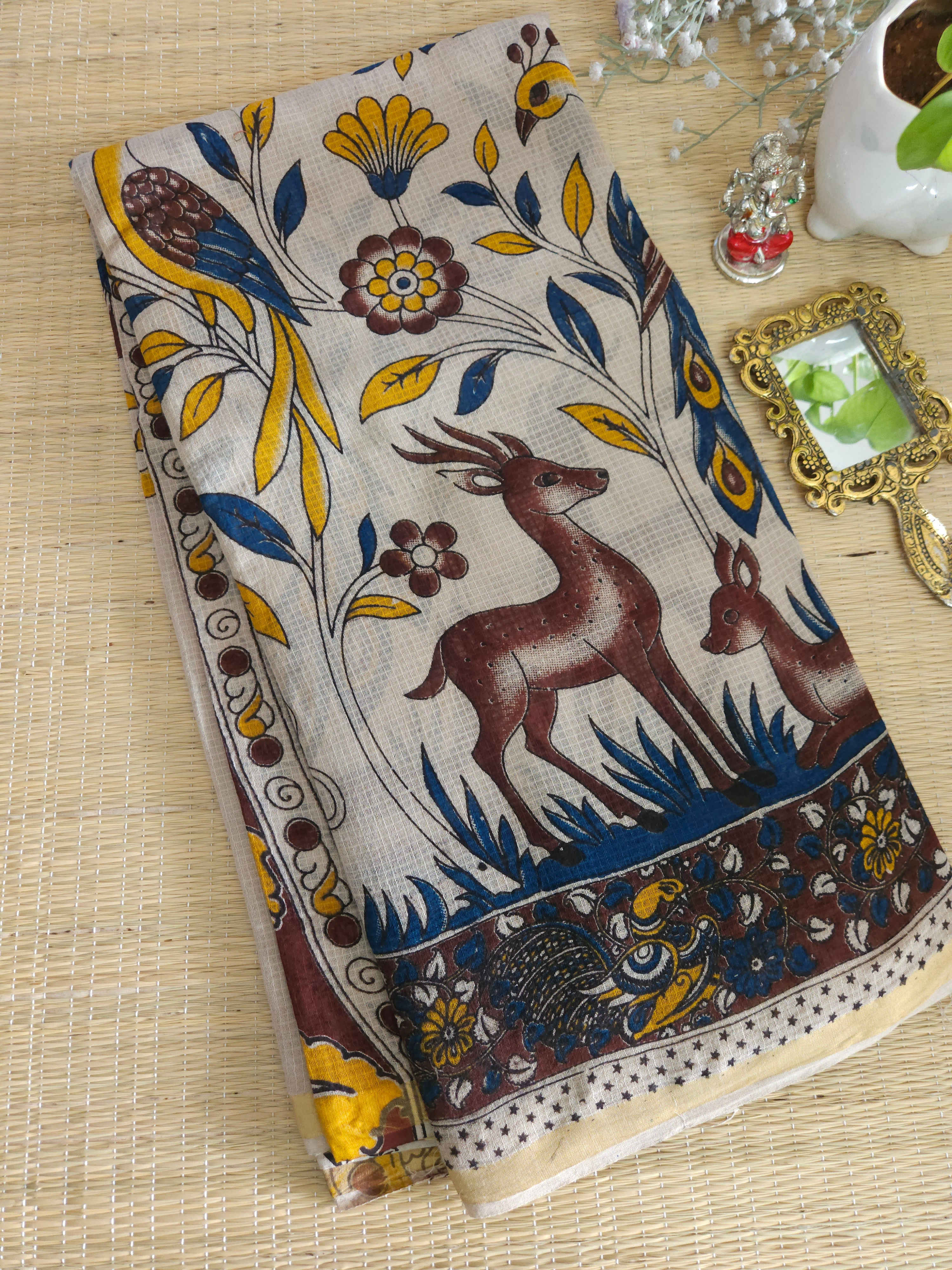 Pure Kalamkari kota saree