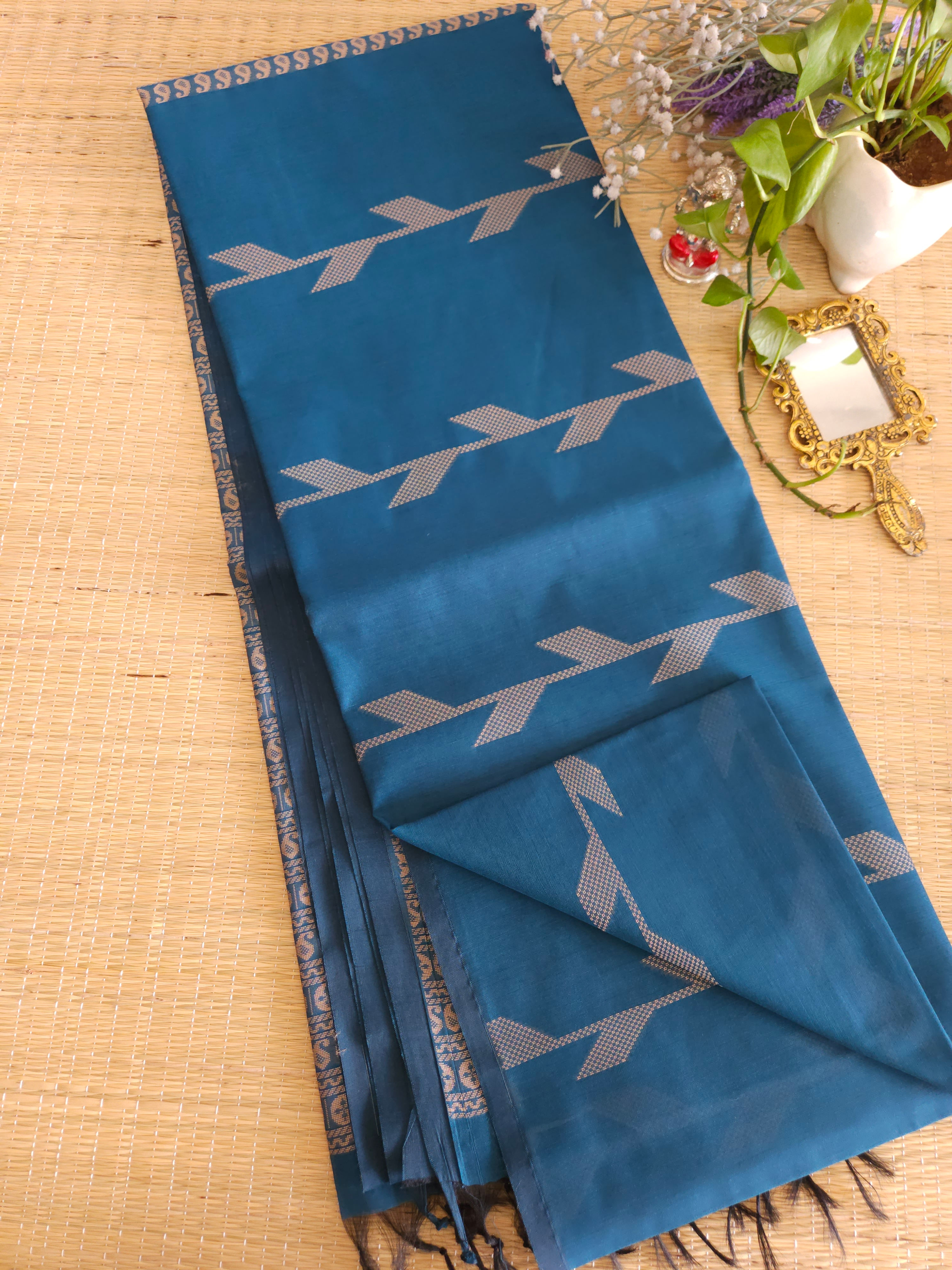 Semi silk cotton saree 